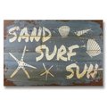 Wile E. Wood Wile E. Wood WSSS2014 20 x 14 Sand Surf Sun Wood Art WSSS2014